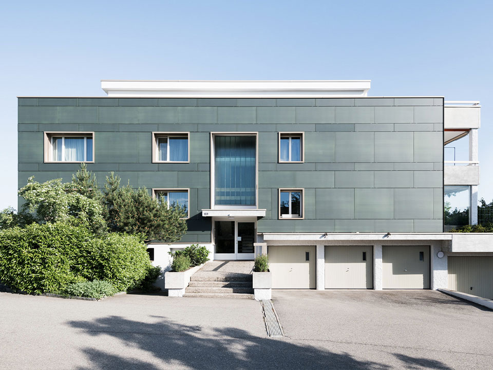 Bauprojekt Fassaden sanierung opfikon vorne