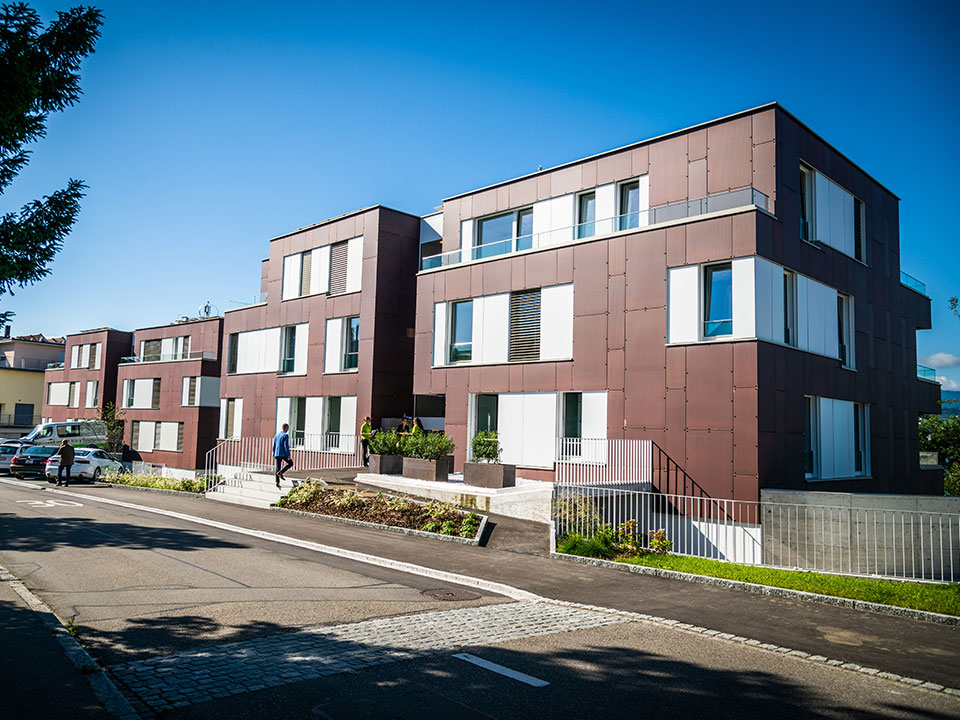 bauprojekt maennedorf strassenseite