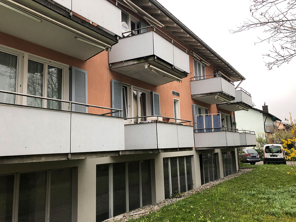 bauprojekt sanierung altbau opfikon vorher