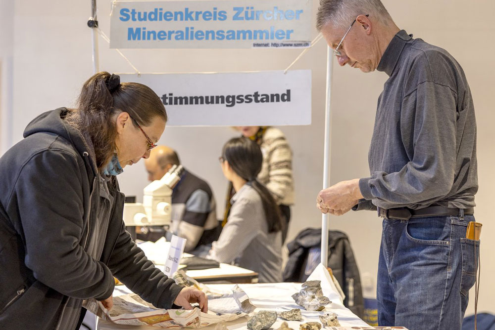Mineralientage Zurich Studienkreis Zurcher Mineraliensammler