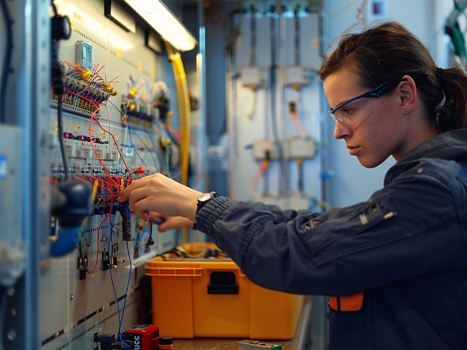 berufe mit zukunft netzelektriker stromkasten