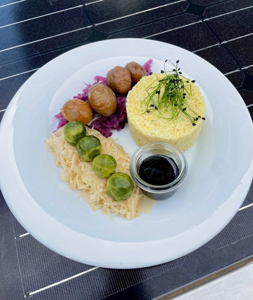 Wintermenü Solartisch